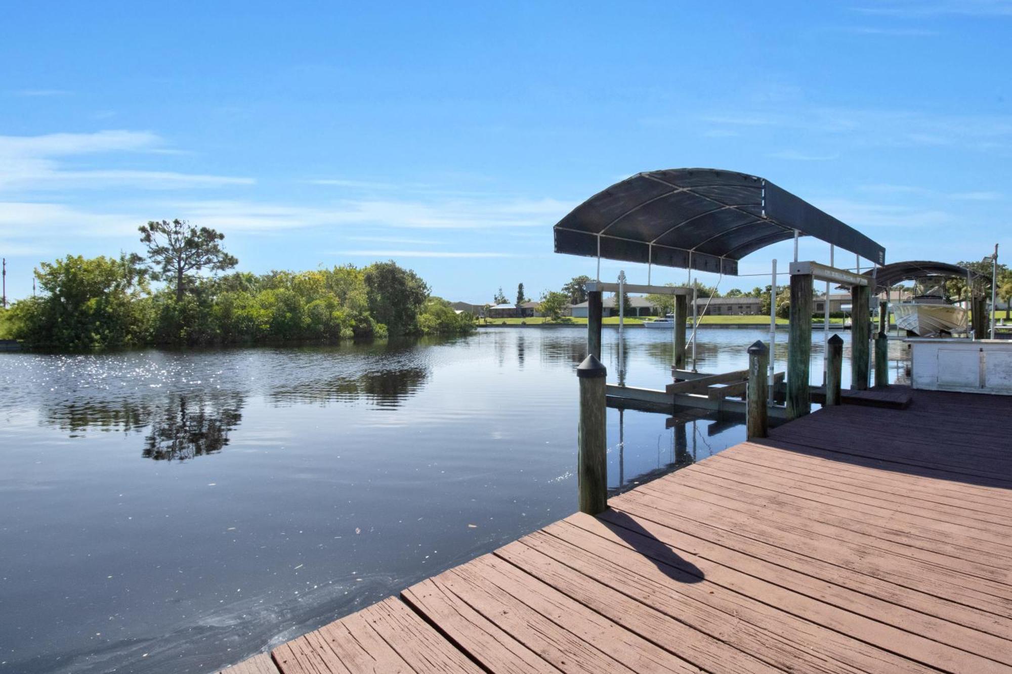 Pet Friendly Canal Front 3-Bedroom Grand Villa With Pool, Linai And Dock Port Charlotte Exteriör bild
