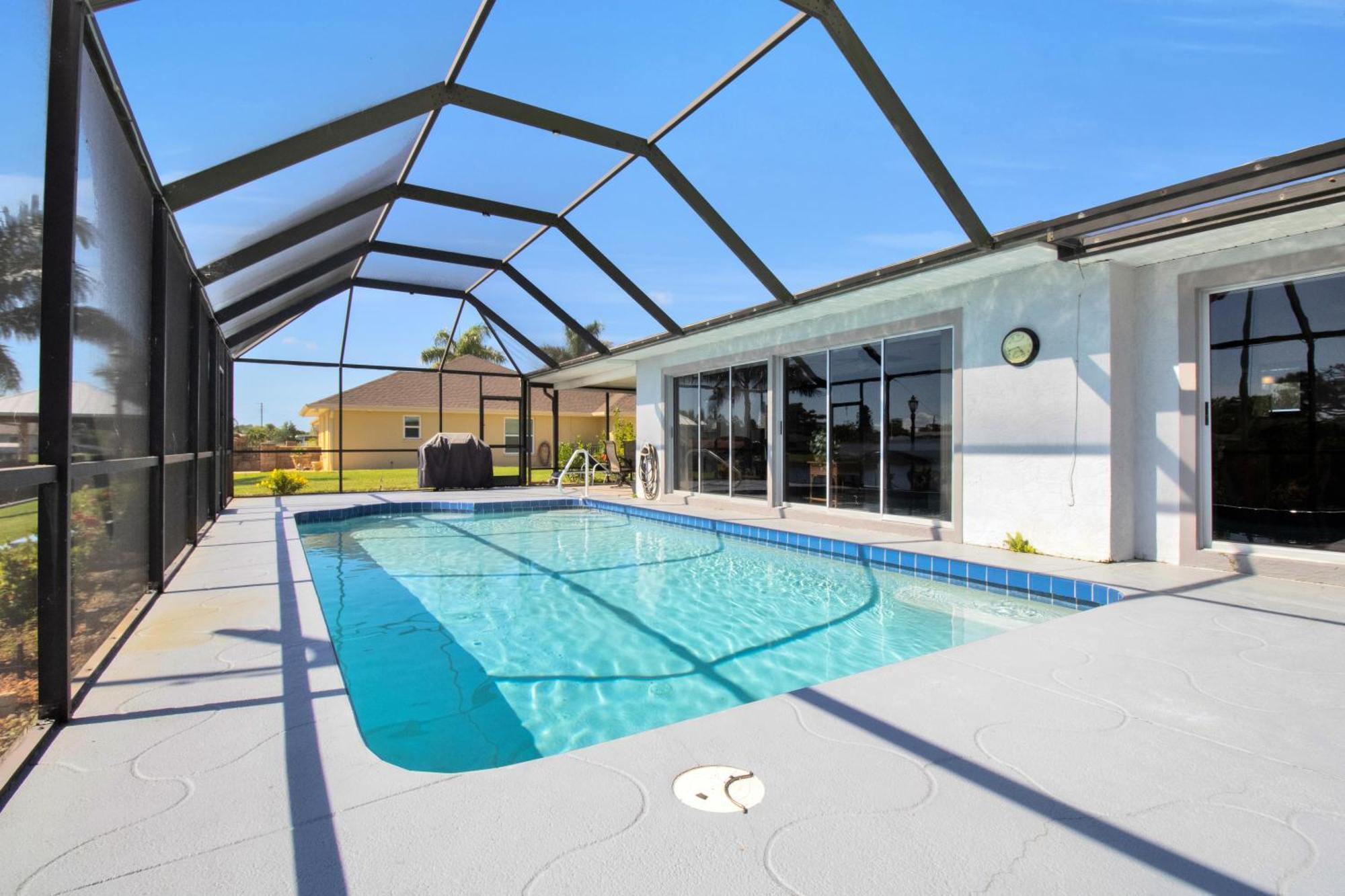 Pet Friendly Canal Front 3-Bedroom Grand Villa With Pool, Linai And Dock Port Charlotte Exteriör bild